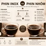 Phin inox vs nhôm: khác biệt gì khi pha cà phê?