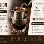 Pre-infusion pha phin có cần thiết? Hiểu đúng Bloom phin.
