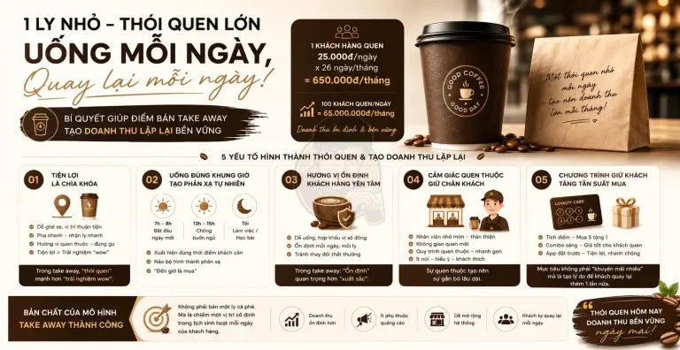 Thói quen uống cà phê mỗi ngày hình thành ra sao?